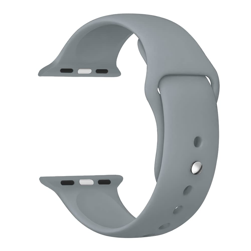 Silicon Wristband for Apple Watch | Light Grey - Image 2