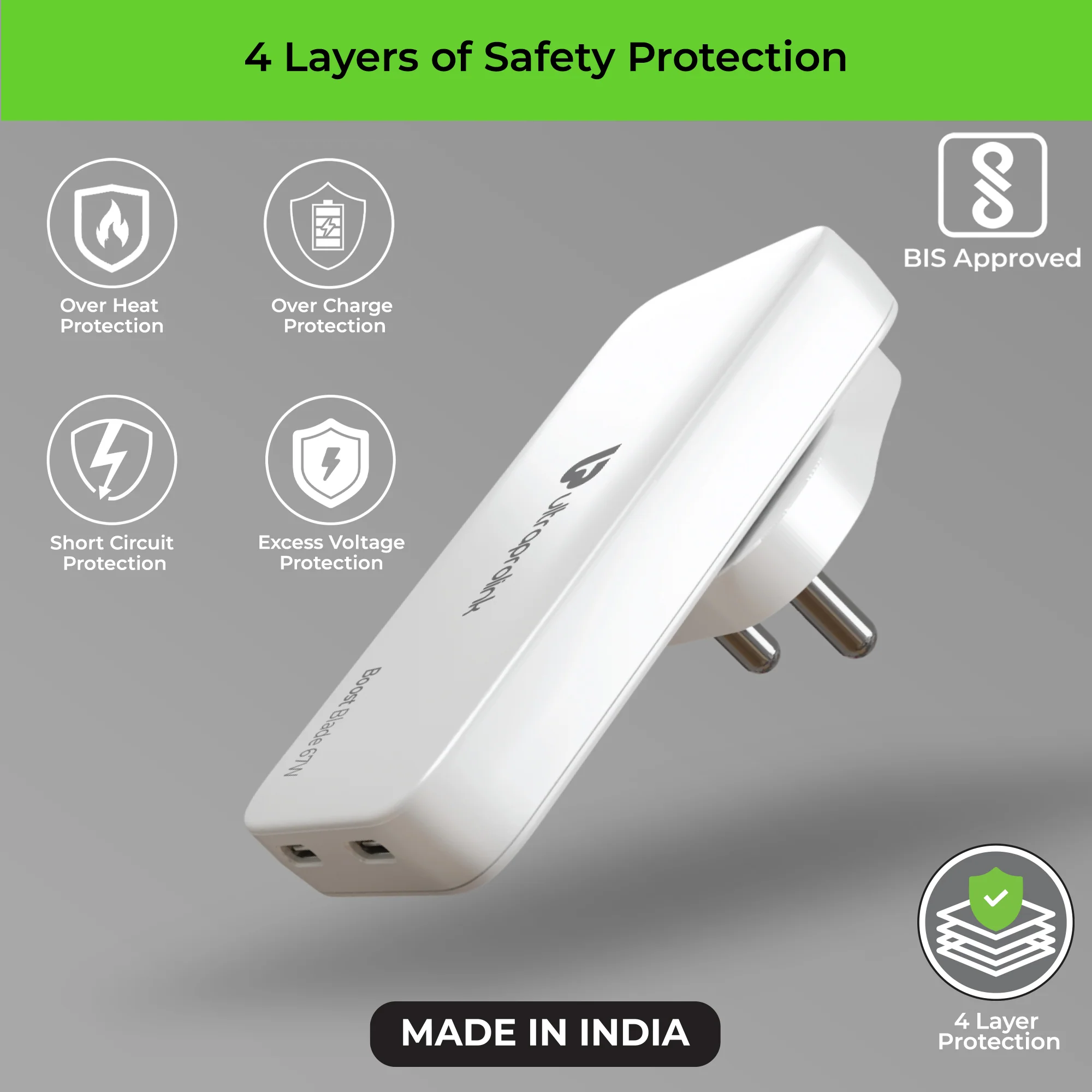 Boost Blade 67 Ultra-Slim 67W GaN Travel Charger - Image 4
