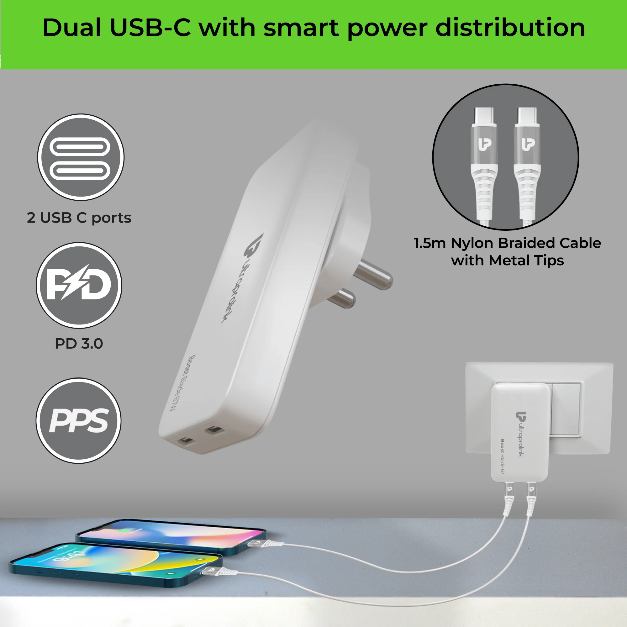 Boost Blade 67 Ultra-Slim 67W GaN Travel Charger - Image 5