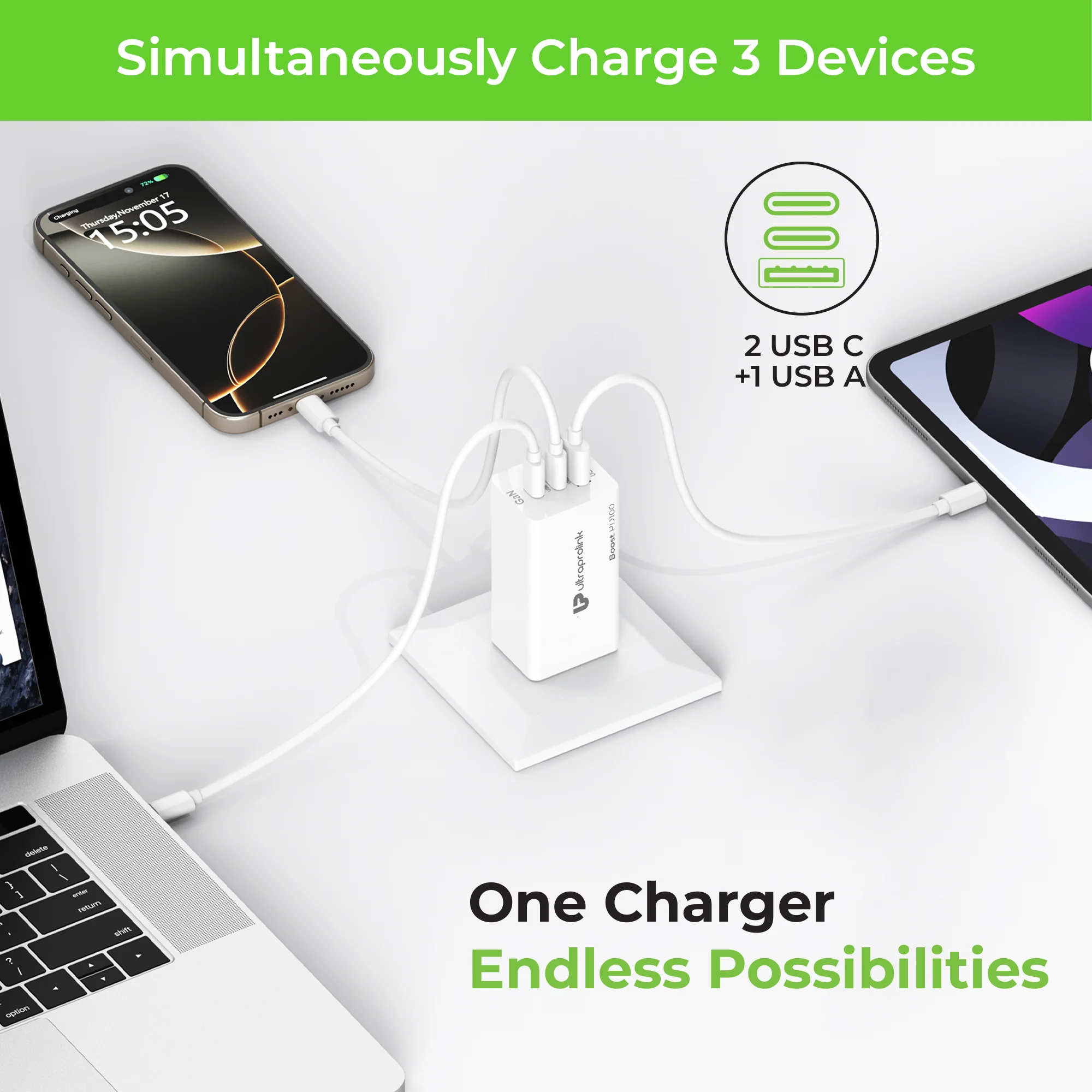 Boost Blade 67 Ultra-Slim 67W International World Travel Adapter & Charger - Image 7