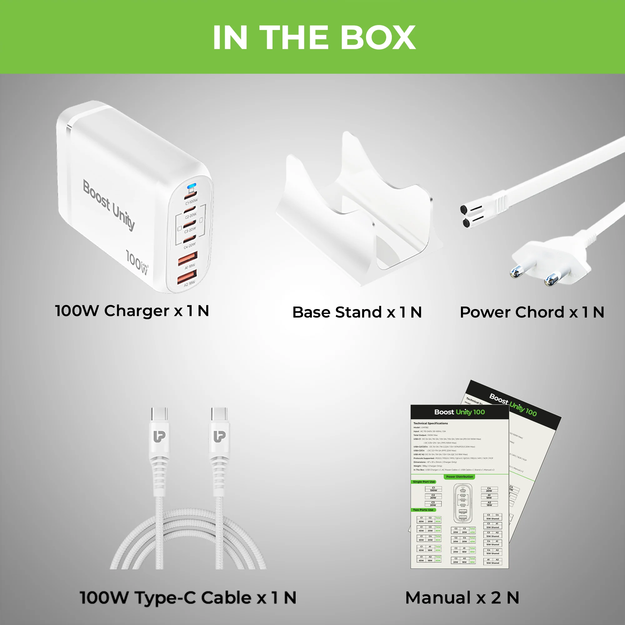 Boost Unity 100 6 USB Port 100W Desktop GaN Charging Station - Image 7