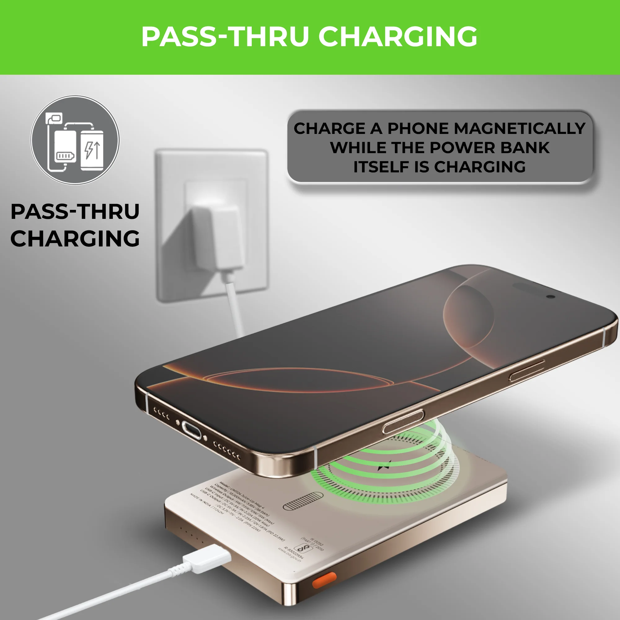 Juice-Up Mag 4 Wireless Magnetic Power Bank (10,000mAh) - Image 6