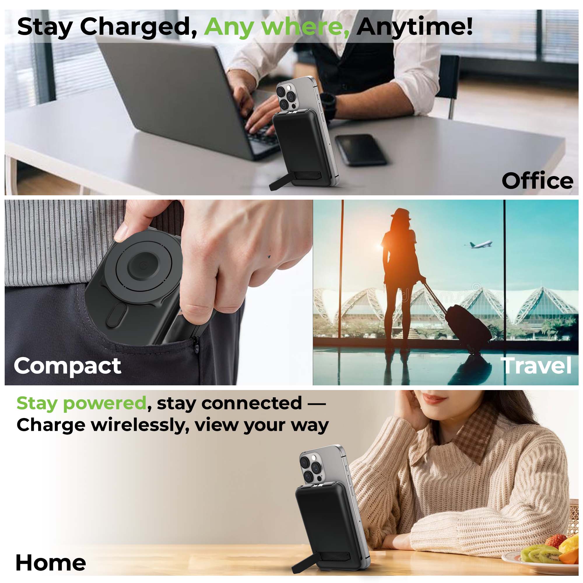 Juice-Up Mag 5 3-in-1 Wireless Magnetic Power Bank (10,000mAh) - Image 4