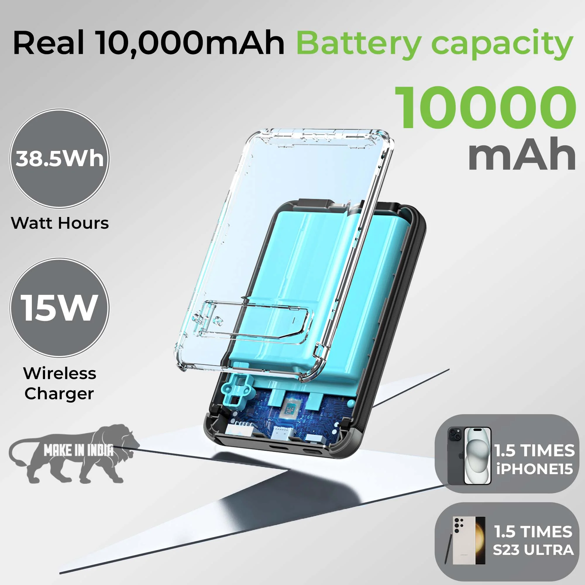 Juice-Up Mag 5 3-in-1 Wireless Magnetic Power Bank (10,000mAh) - Image 6