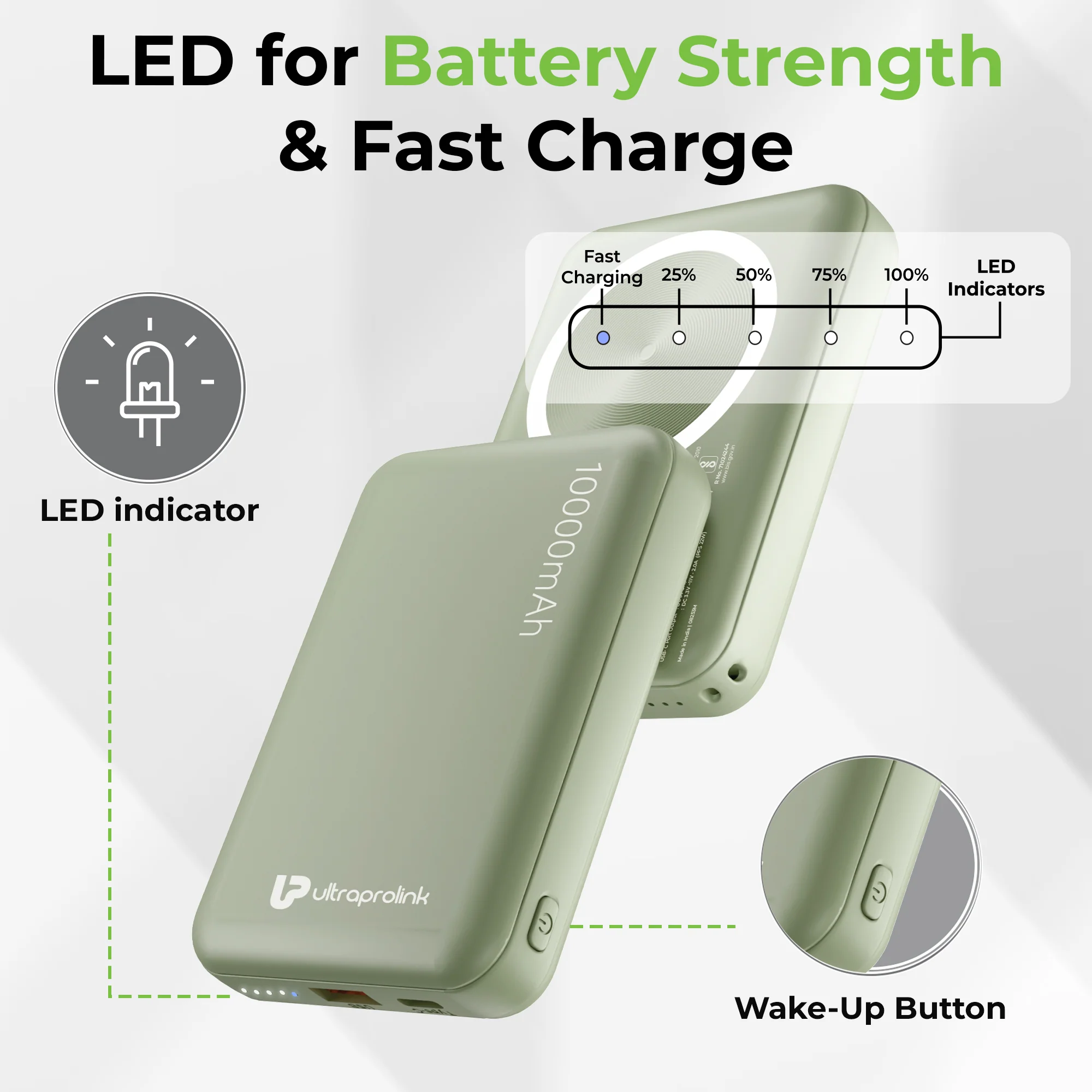 Juice-Up Mag 6 Wireless Magnetic Power Bank (10,000mAh) - Image 4