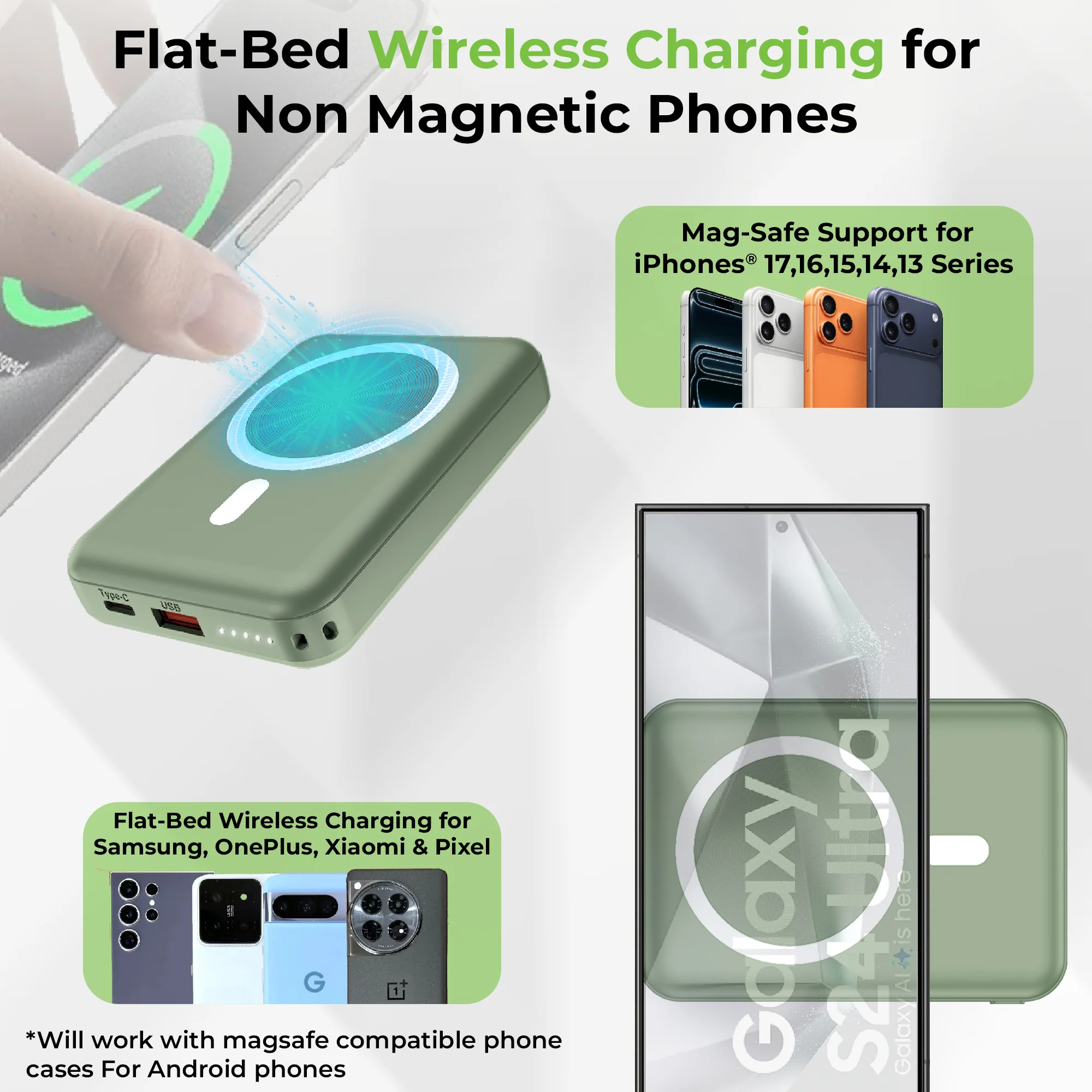 Juice-Up Mag 6 Wireless Magnetic Power Bank (10,000mAh) - Image 5
