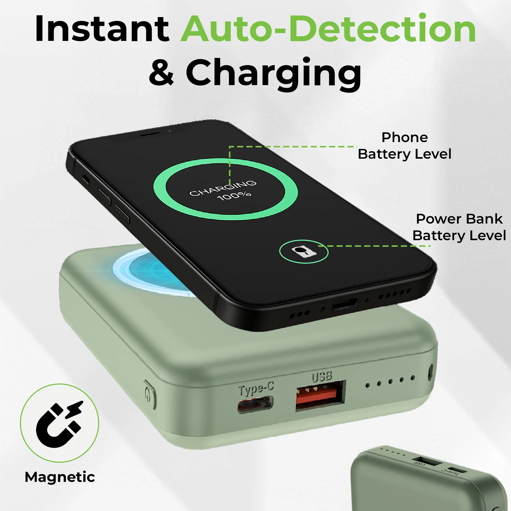 Juice-Up Mag 6 Wireless Magnetic Power Bank (10,000mAh) - Image 6