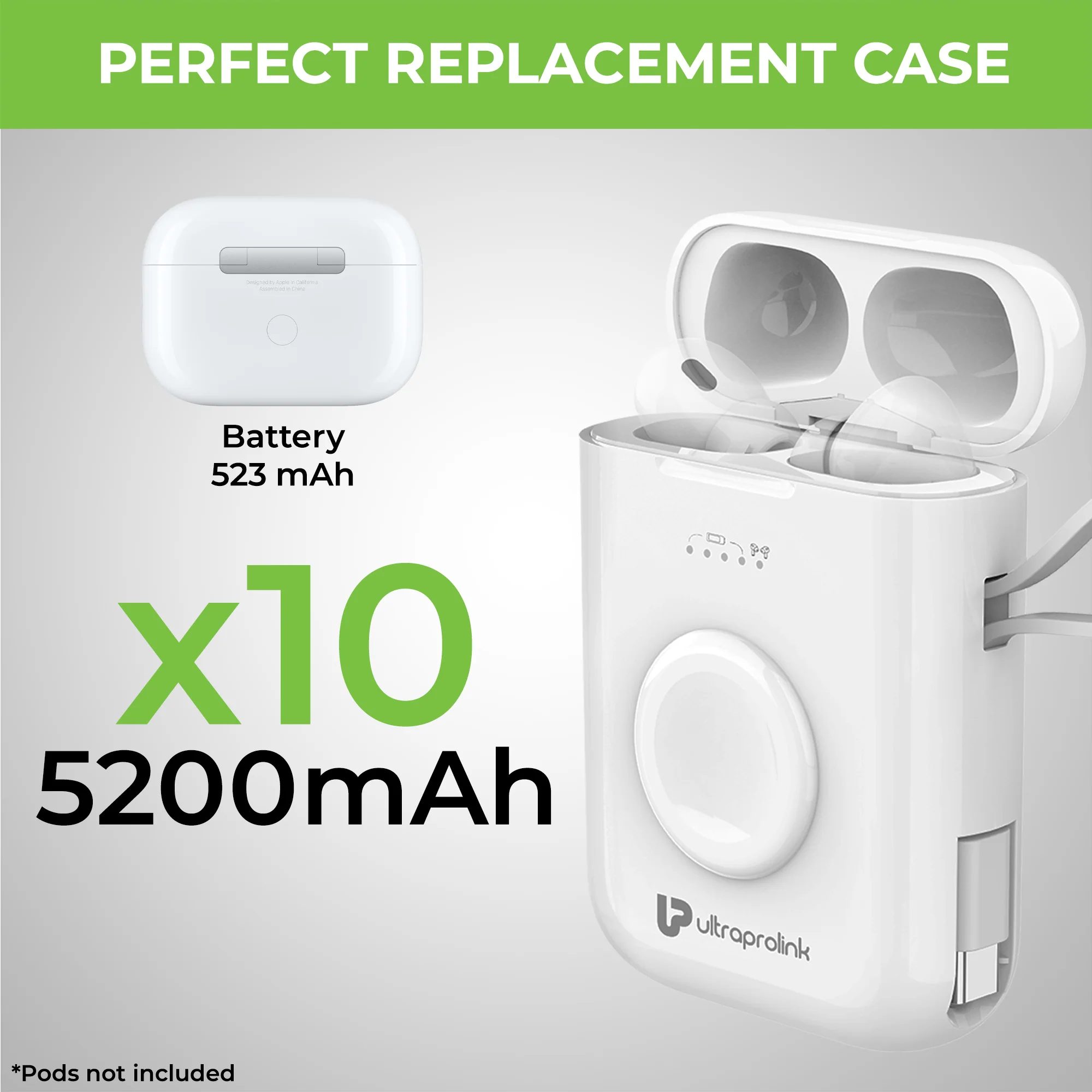 Juice-Up QuadPod 4-in-1 PowerBank for iPhone - Pods Pro - iWatch - Image 7