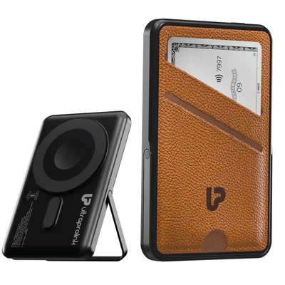 Juice-Up Swipe Mag-safe power bank 5000mAh with Stand & Wallet - Image 4