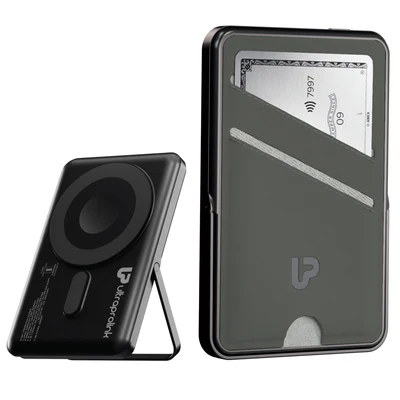 Juice-Up Swipe Mag-safe power bank 5000mAh with Stand & Wallet - Image 2