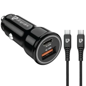 Mach 48 PD/QC3.0/PPS Car Charger (48W) with 1m C2C Cable