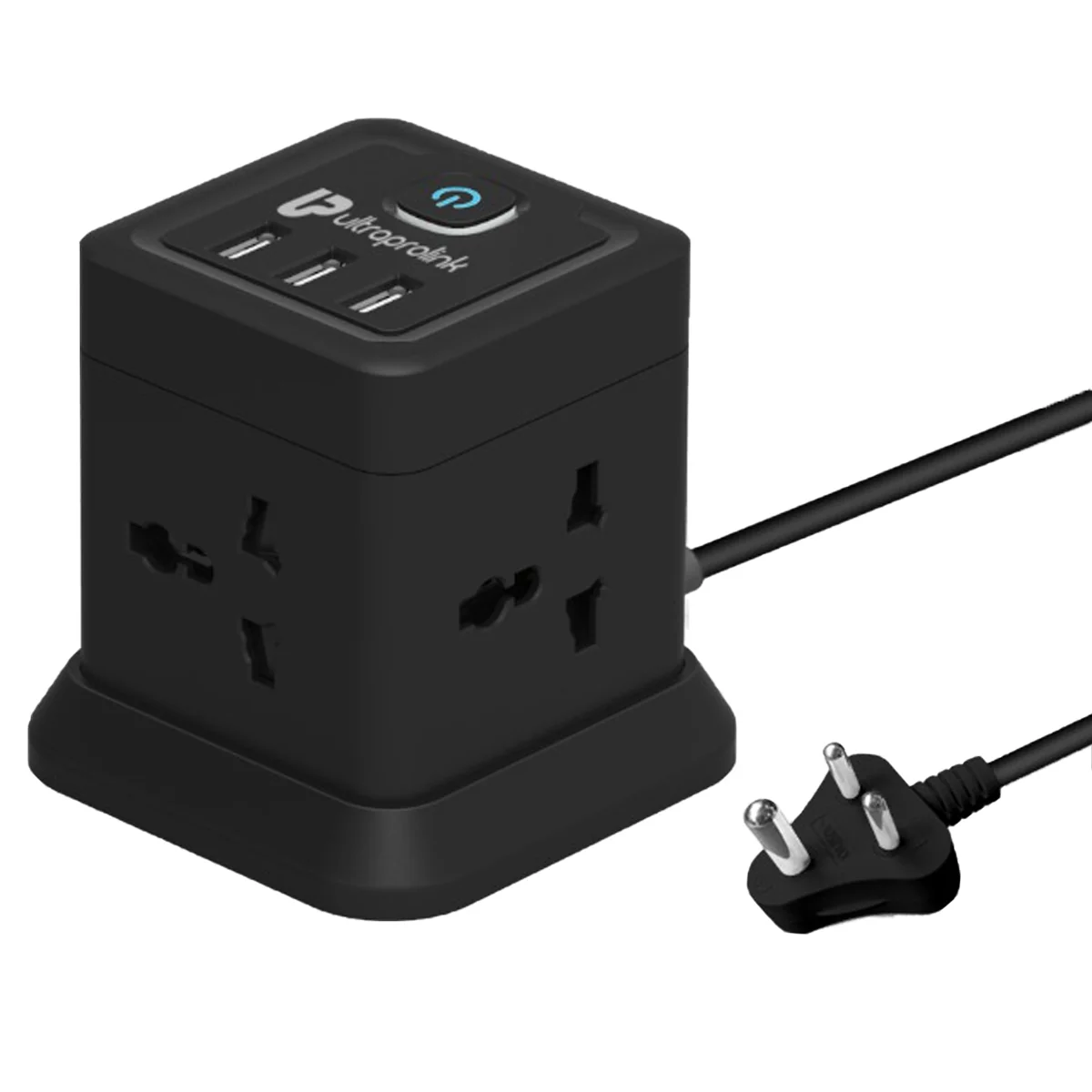 Power Qube Desktop Surge Protector with 3 USB Ports