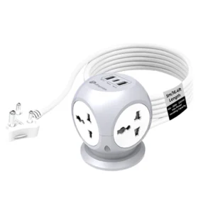 Power Qube PD20 7-in-1 Power Extension with QC3.0 & 20W PD