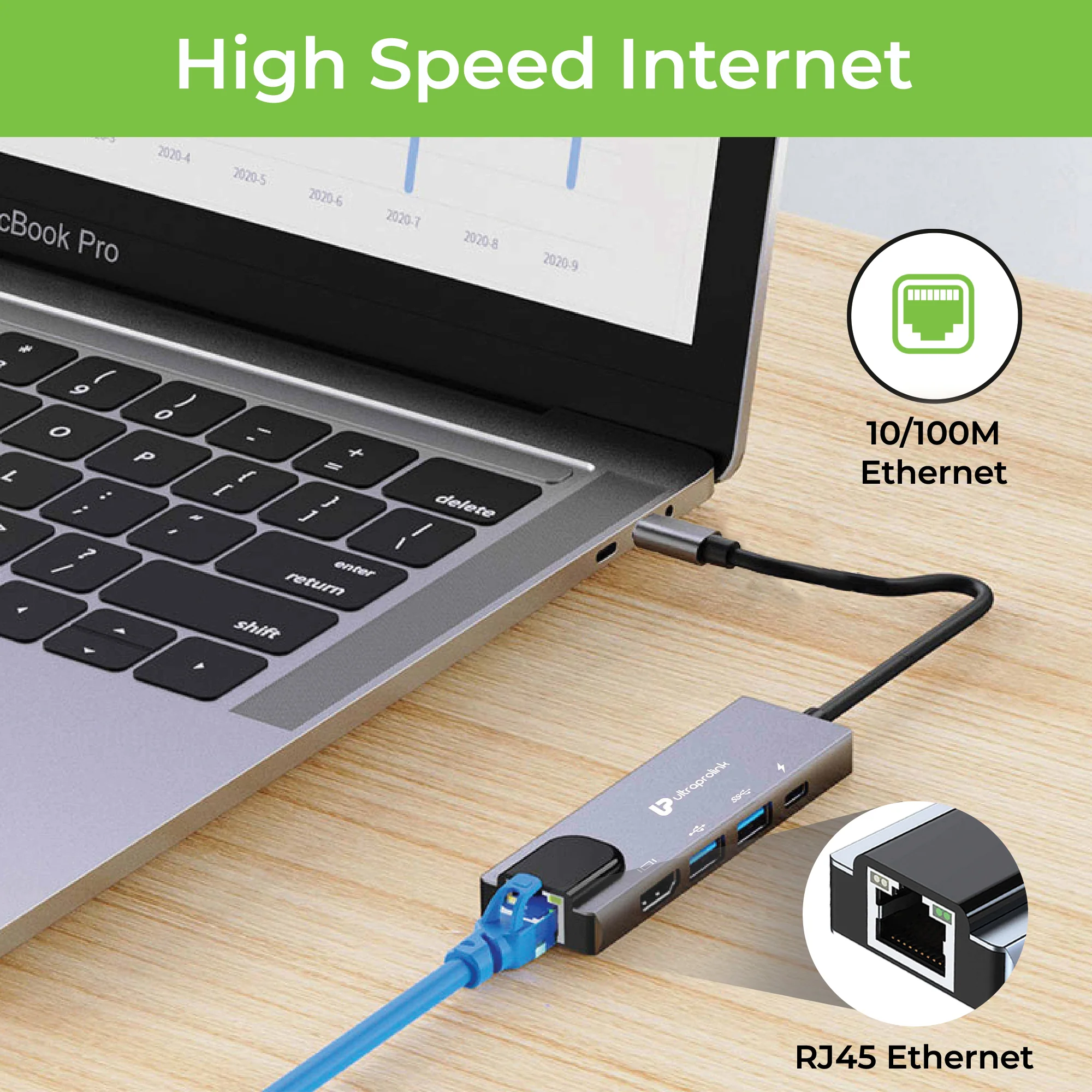 Smart Hub 5 USB Type C 5 in 1 Docking Station - Image 6