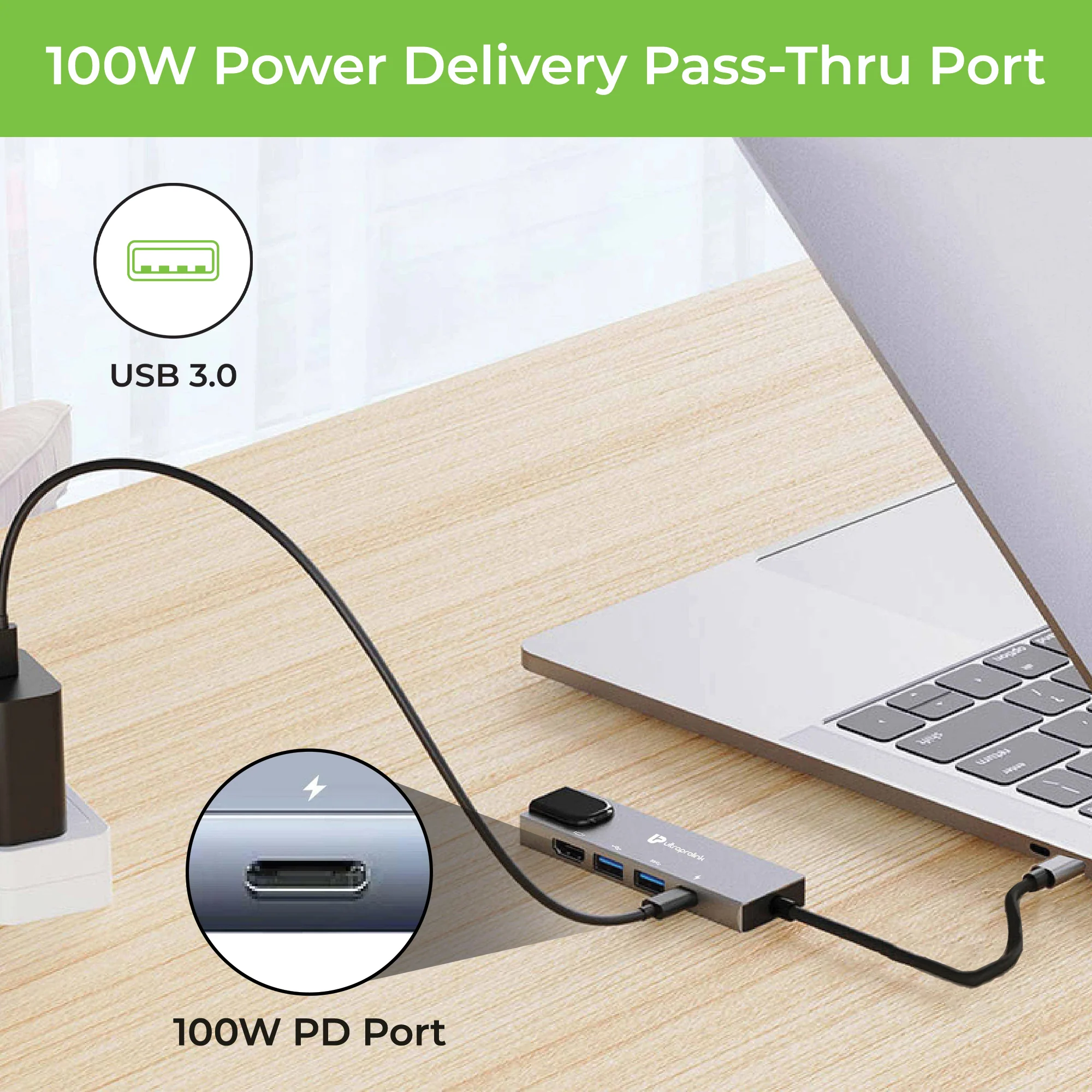 Smart Hub 5 USB Type C 5 in 1 Docking Station - Image 7
