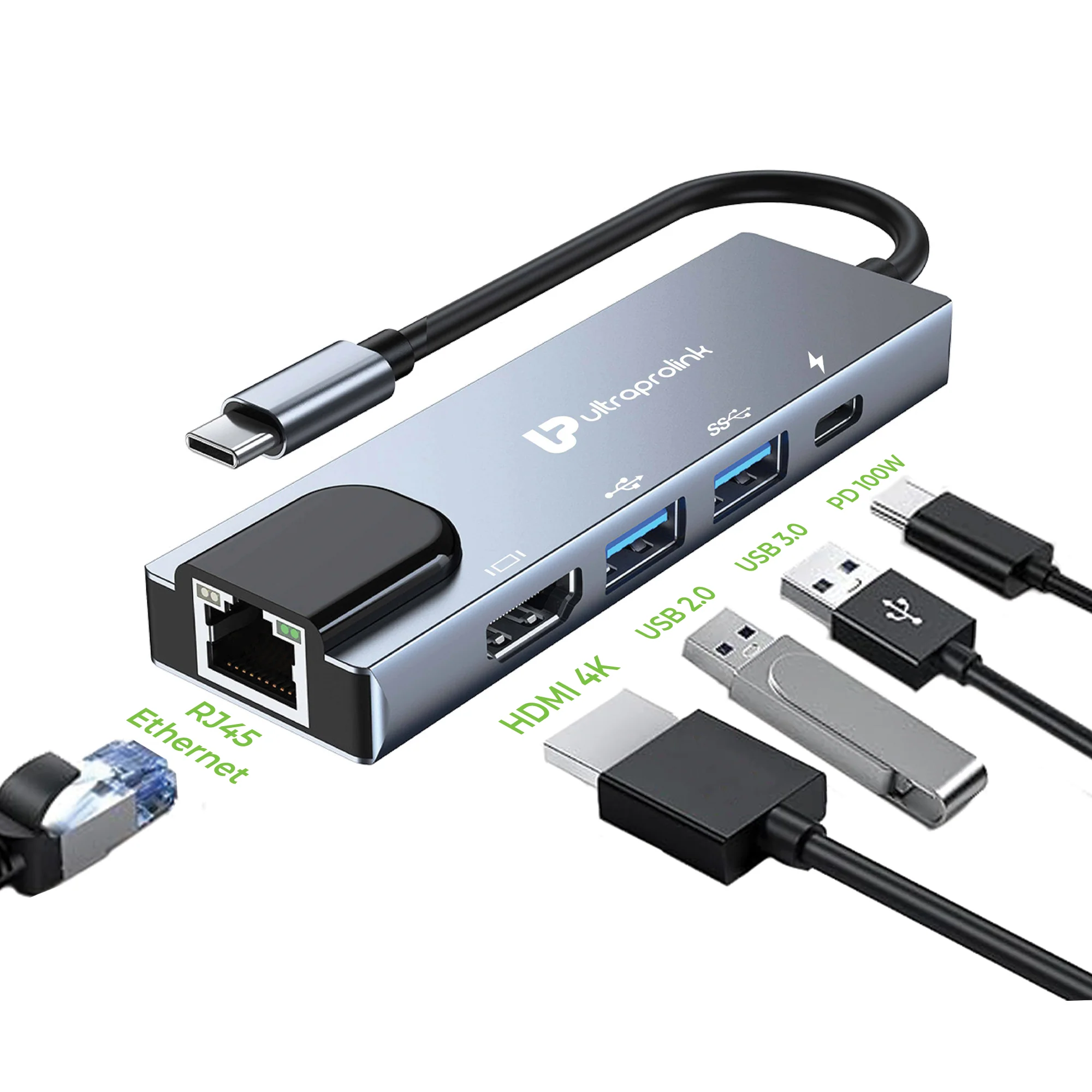 Smart Hub 5 USB Type C 5 in 1 Docking Station