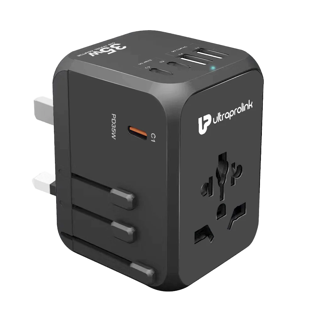 Travel Mate PD35 World Travel Adapter & 5 USB GaN Charger