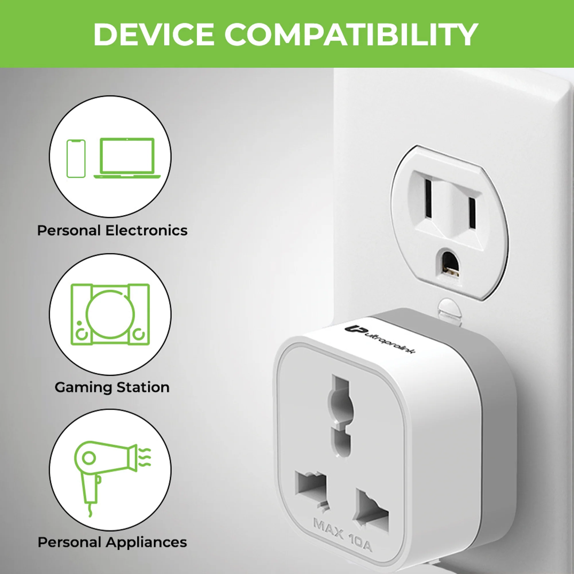 Travel Qubes Worldwide AC Convertor Plugs (Pack of 5) - Image 6