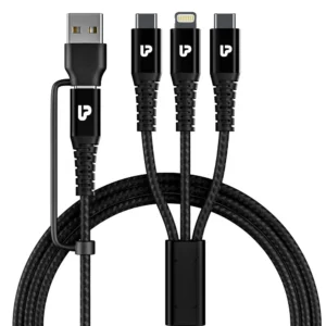 Trio Link+ 18W 3 in 1 Braided Fast Charging Cable