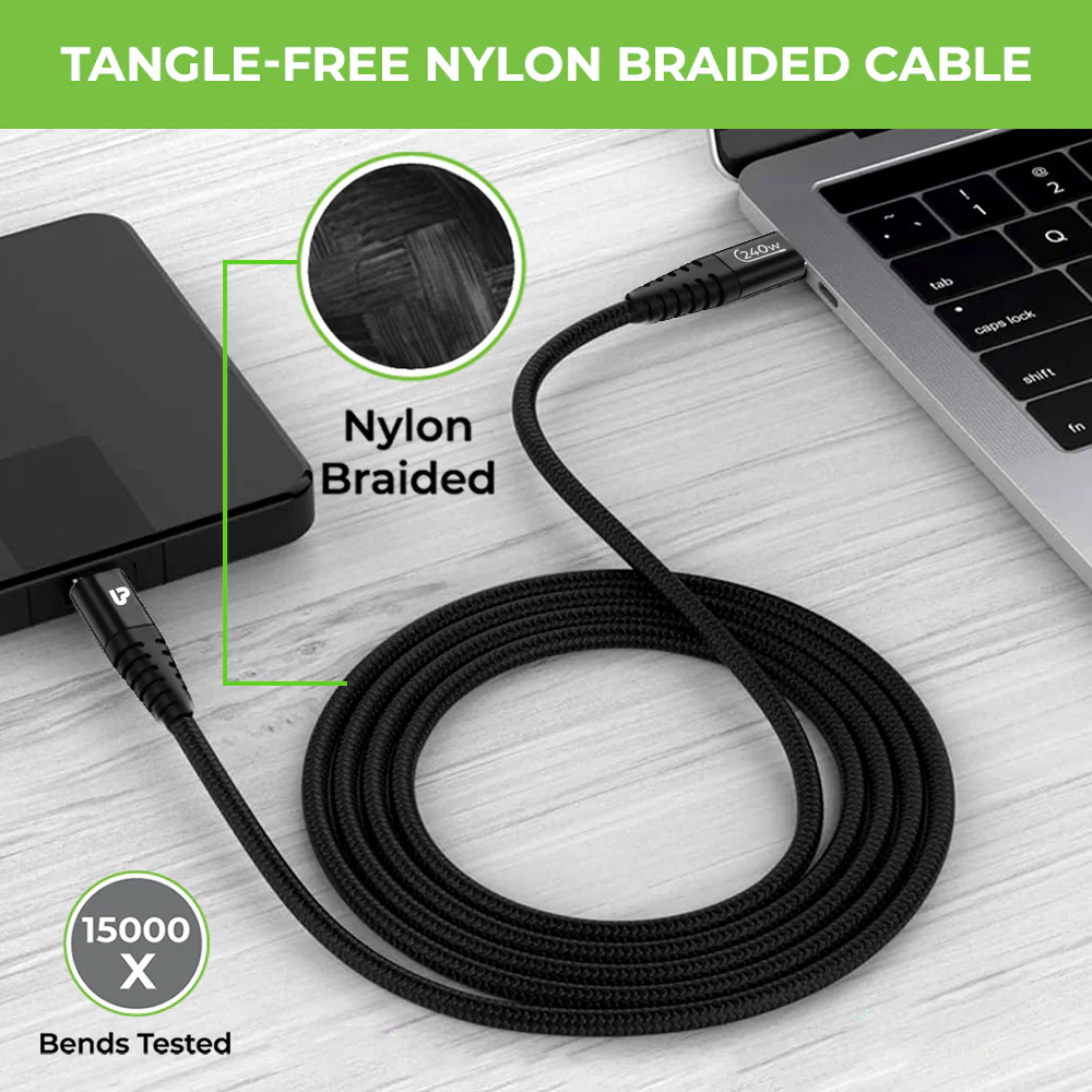 Zoom 240 USB-C to USB-C Power Delivery 3.1 Cable (1.5m) - Image 5