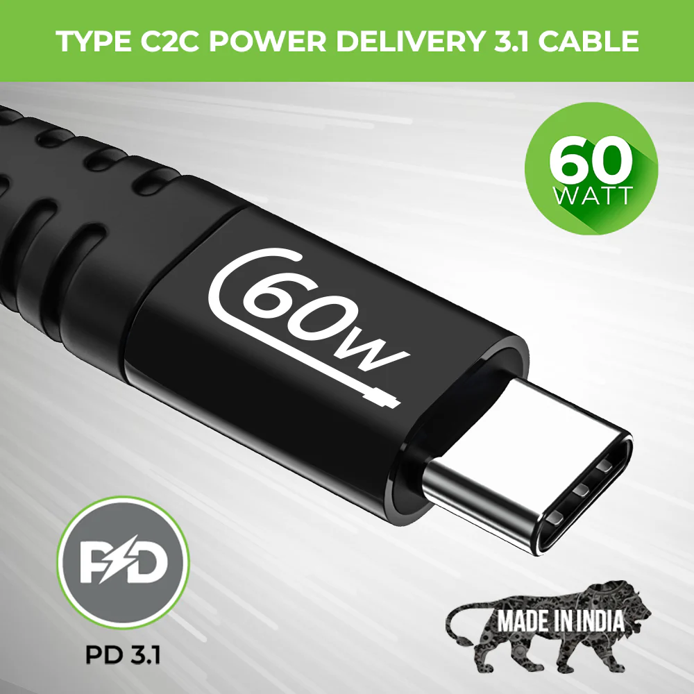 Zoom PD 60 USB-C to USB-C Power Delivery 3.1 Cable - Image 3