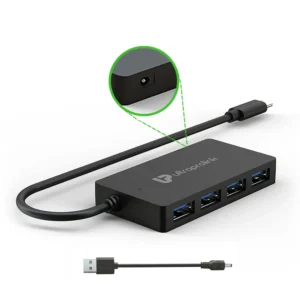 iExpand USB Type C 3.1 (Gen 1) to USB-A 3.0 Hub 4 Port Expander
