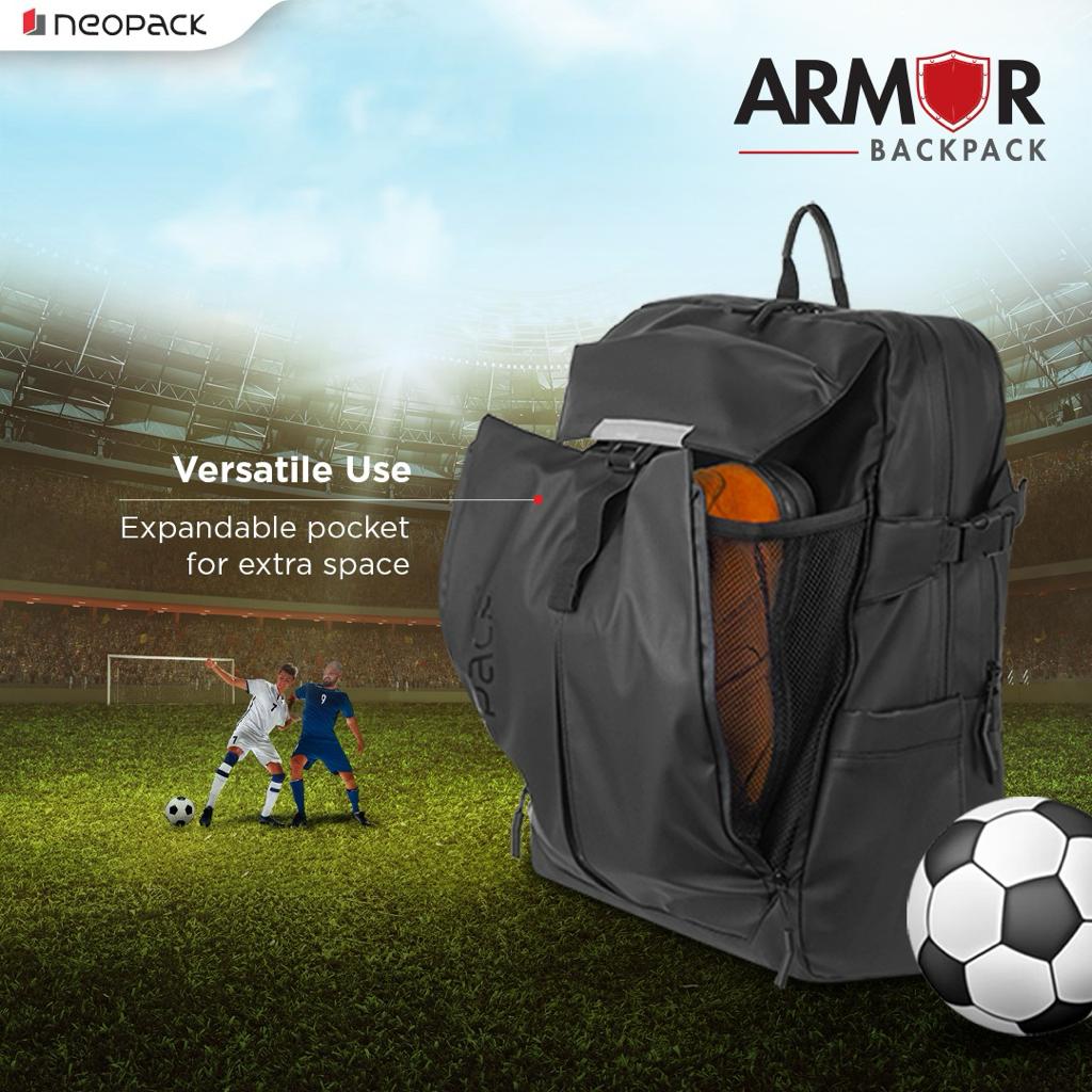 Armor All Weather Backpack for 16" Laptops & Macbooks (Black) - Image 2