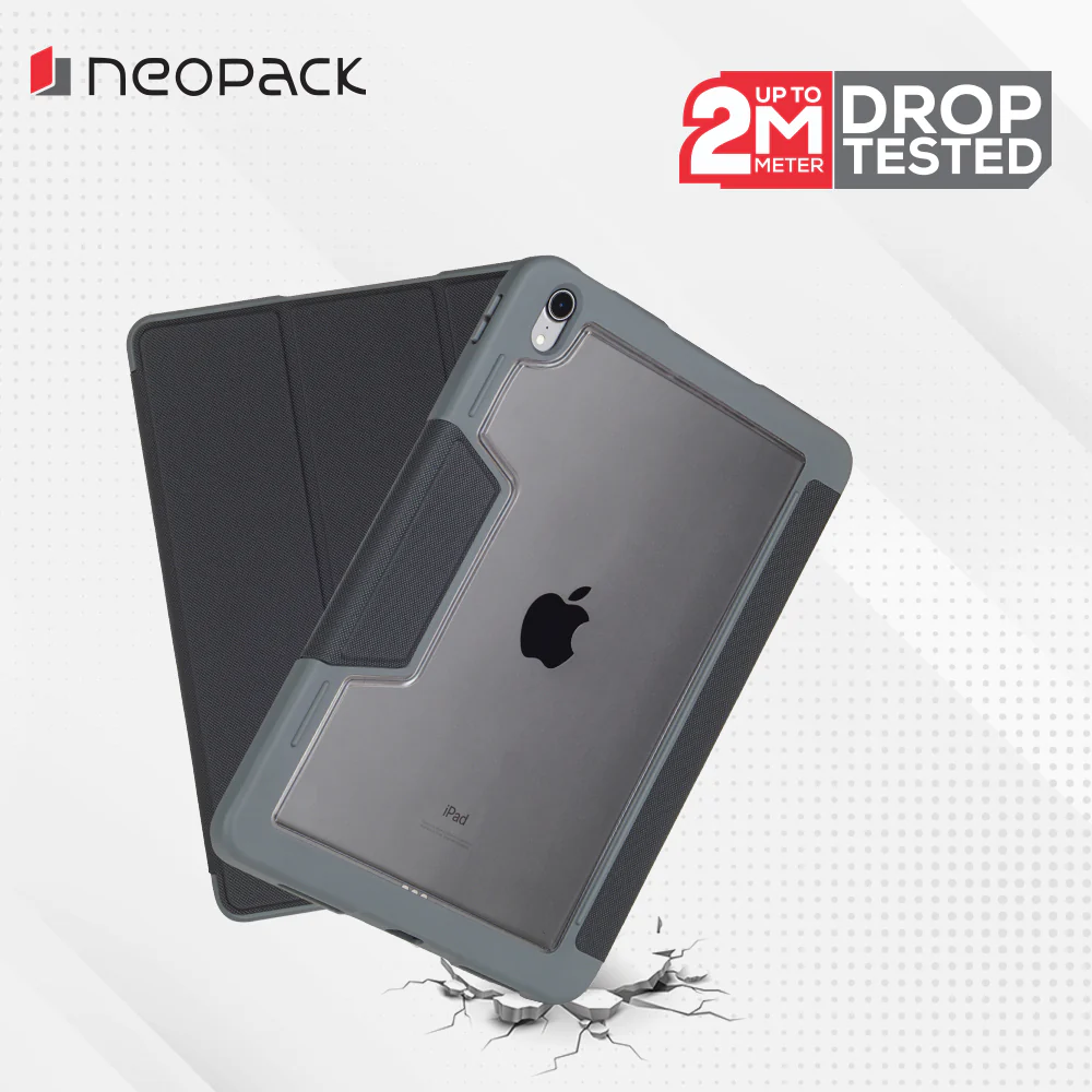 Drop Tested Defender Case with Pencil Holder for iPad Air 13, Fits: M2 and M3 Models / iPad Pro 12.9", Fits: 4th, 5th, 6th Gen. (Black) - Image 2