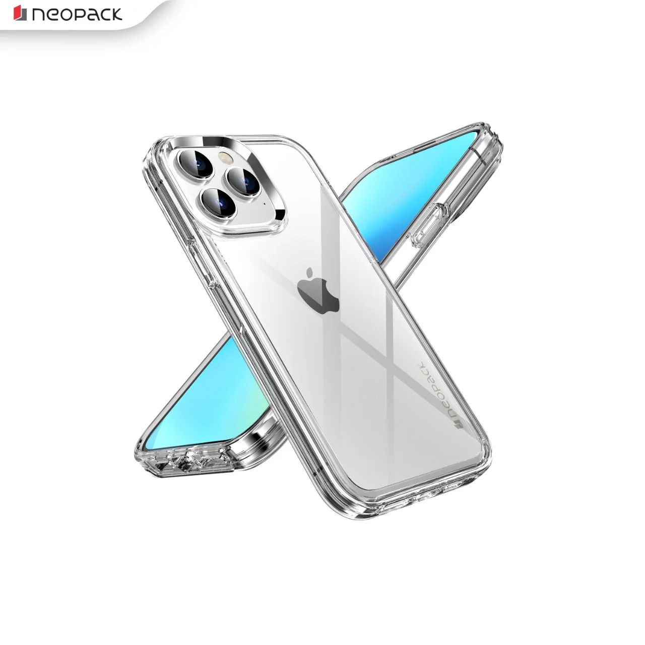 Drop Tested Hybried Case for iPhone 14 Pro (Clear) - Image 5