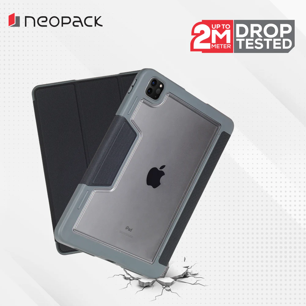 Drop Tested Defender Case with Pencil Holder for iPad Pro 13", Fits: M4 & M5 Models (Black) - Image 2