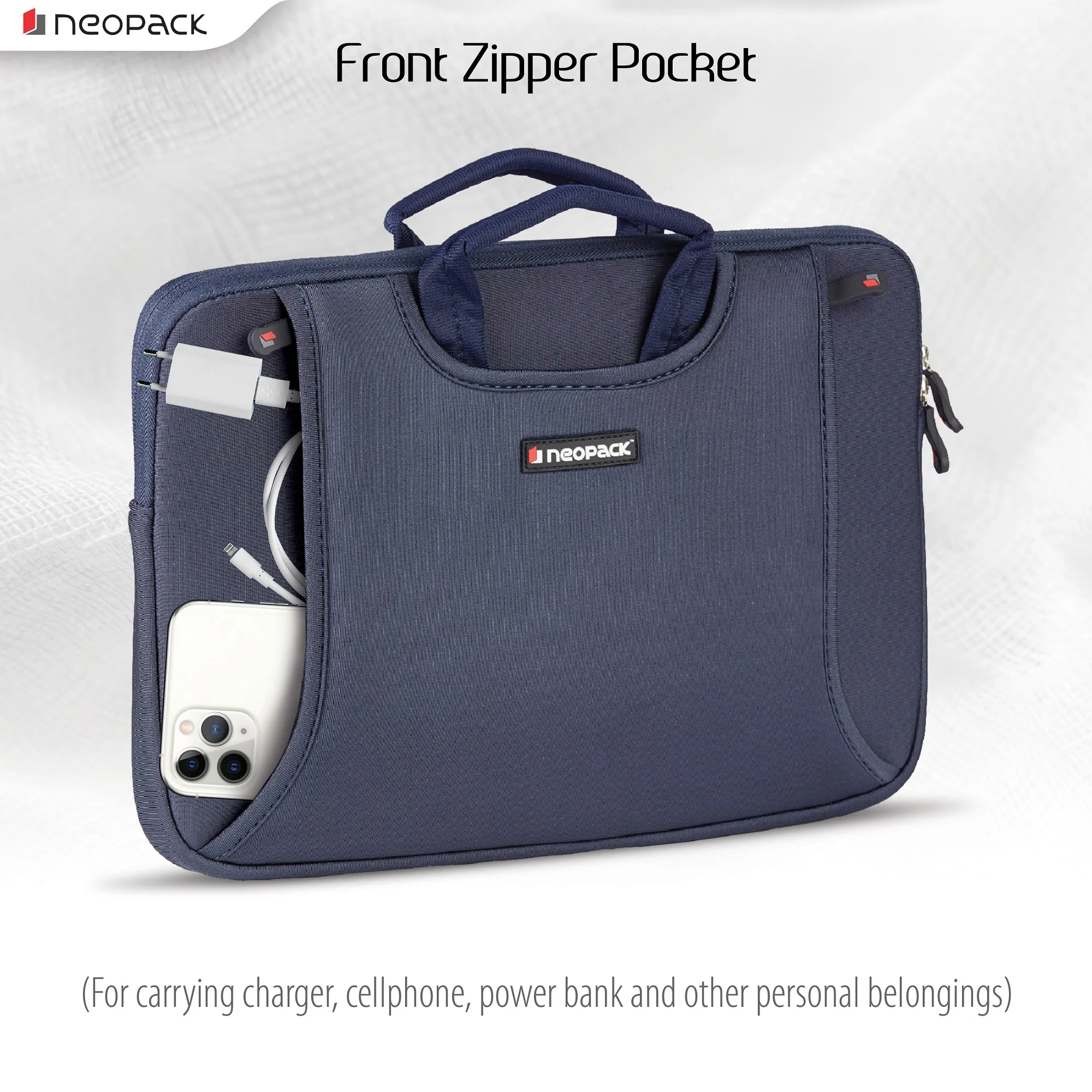 Handle Sleeve For Upto 14.2" Macbooks & 13" Laptops - Image 3