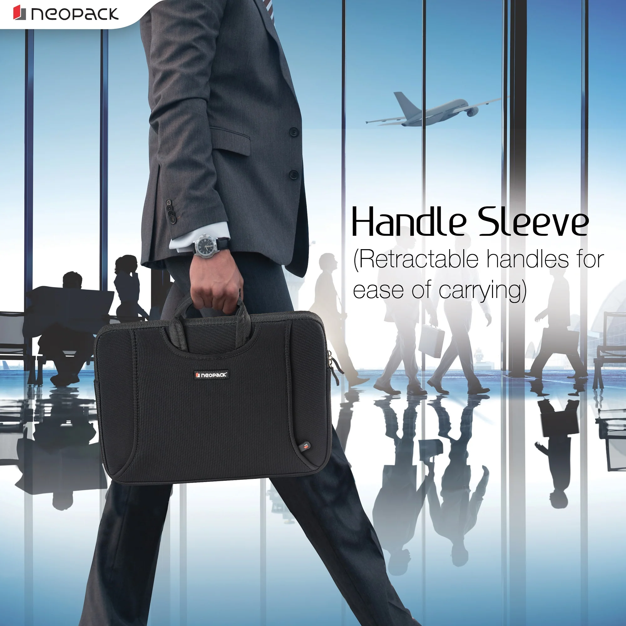Handle Sleeve For Upto 14.2" Macbooks & 13" Laptops - Image 5