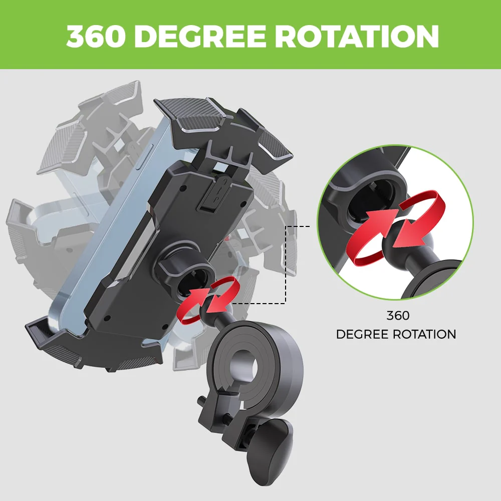Handlebar Phone Mount for Bicycles & Motorcycles - Image 2