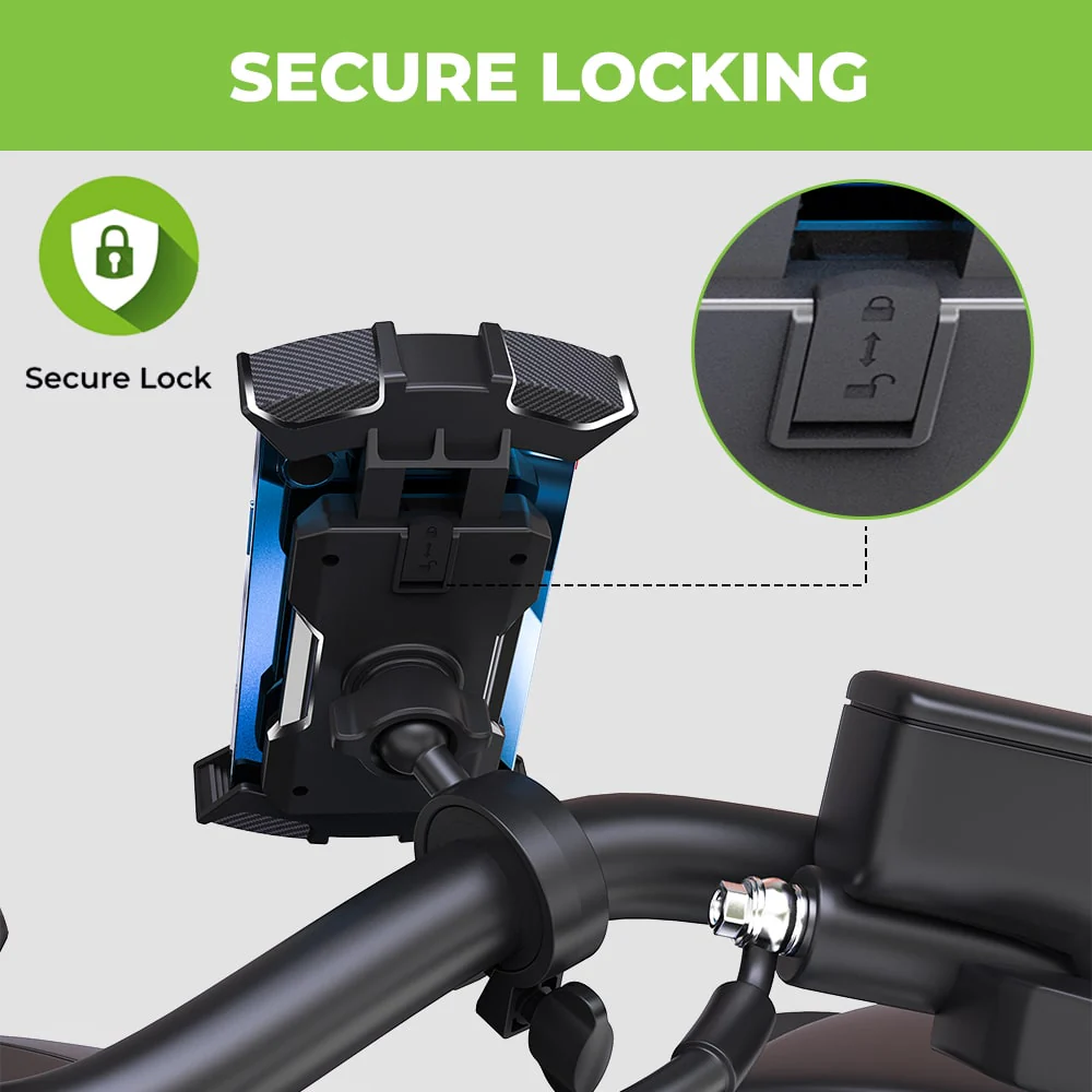 Handlebar Phone Mount for Bicycles & Motorcycles - Image 3