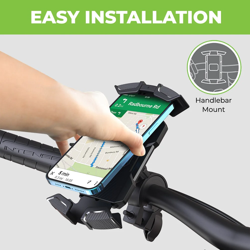 Handlebar Phone Mount for Bicycles & Motorcycles - Image 5