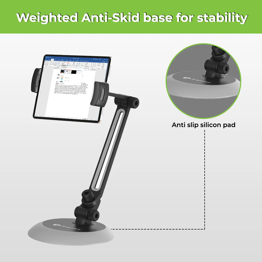 Jeeves Table Top Mount for Tablets & Smartphones (Black) - Image 6