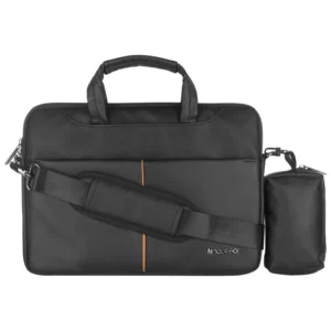 Leather Sleeve with Pouch for Upto 16.2" Macbooks