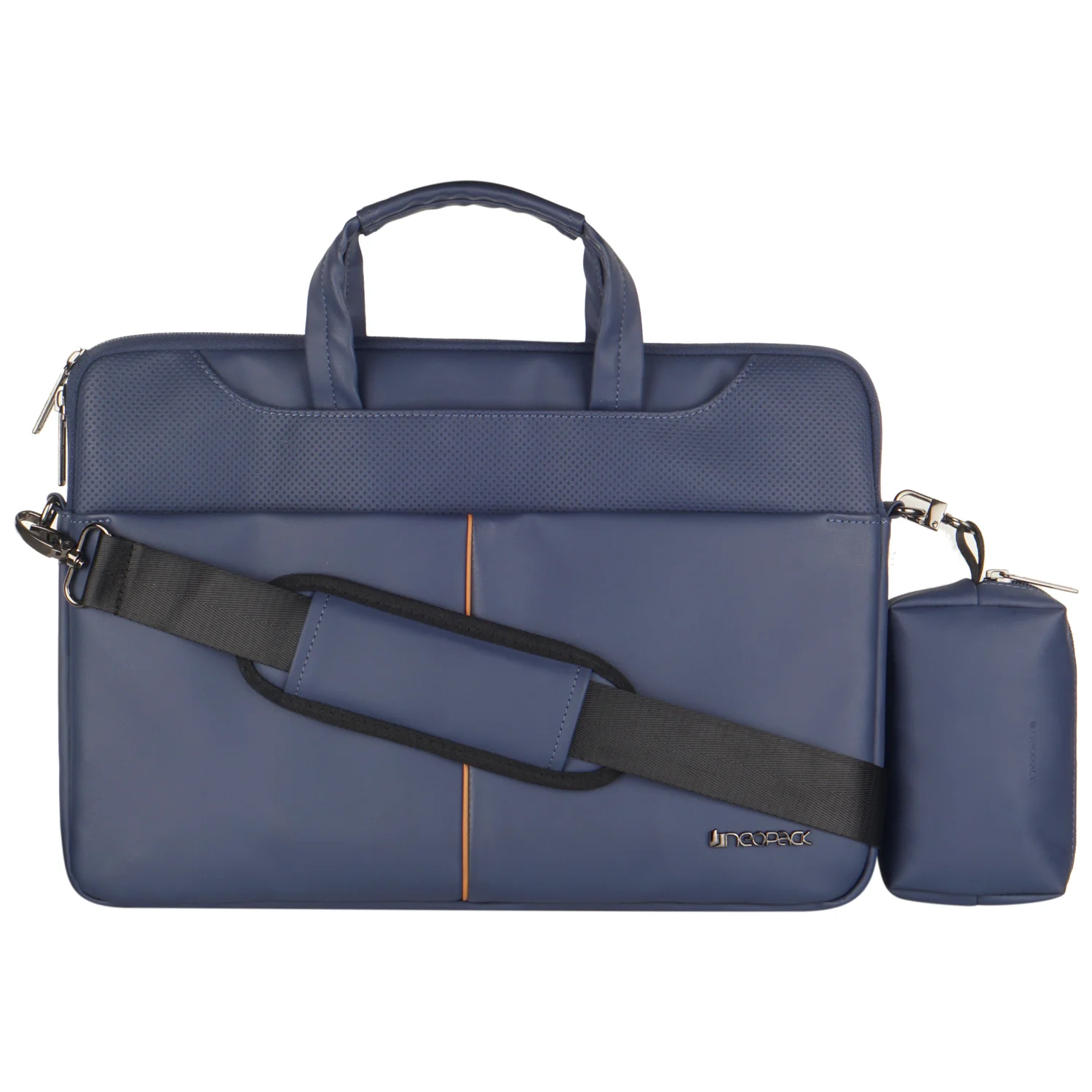 Leather Sleeve with Pouch for Upto 14.2" Macbooks - Image 10
