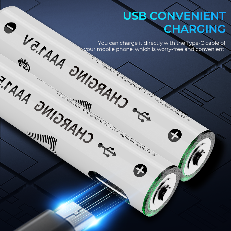 Lenyes AAA107 1.5V AAA Lithium Rechargeable Batteries - Image 3