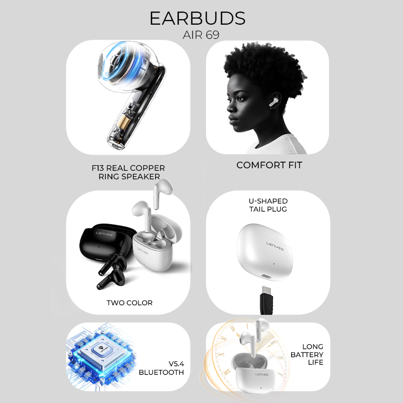 Lenyes AIR69 (Earbuds) - Image 8