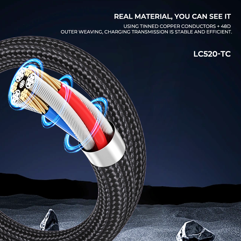 Lenyes LC520 USB to Type-C Data Cable - Image 6