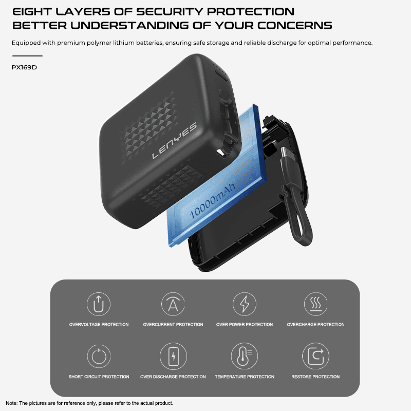 Lenyes PX169D (Power Bank) 10,000mAh - Image 4