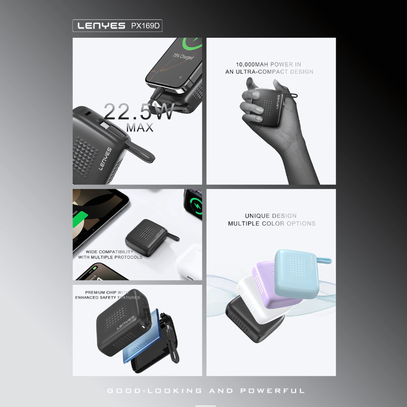 Lenyes PX169D (Power Bank) 10,000mAh - Image 8