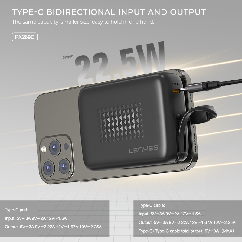 Lenyes PX269D (Power Bank) 20,000mAh - Image 3