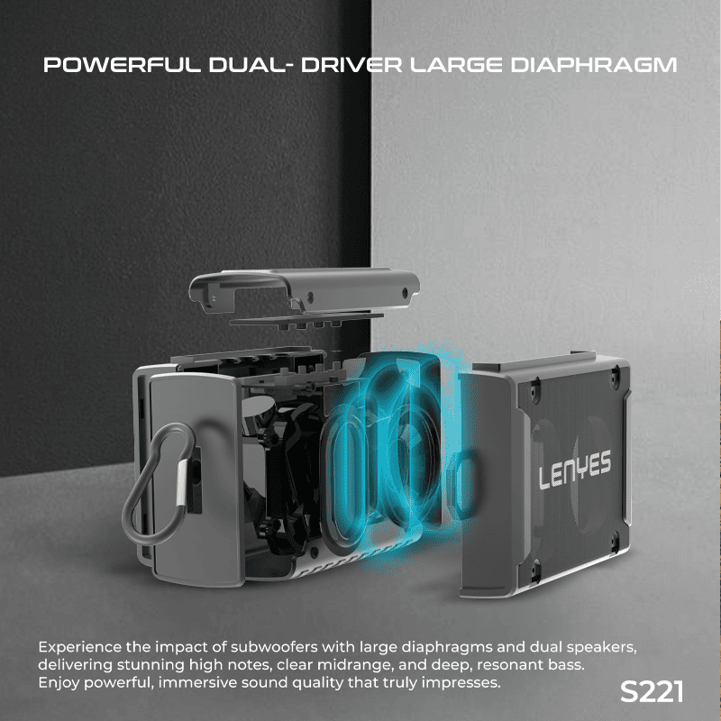 Lenyes S221 (Portable Speaker) - Image 4