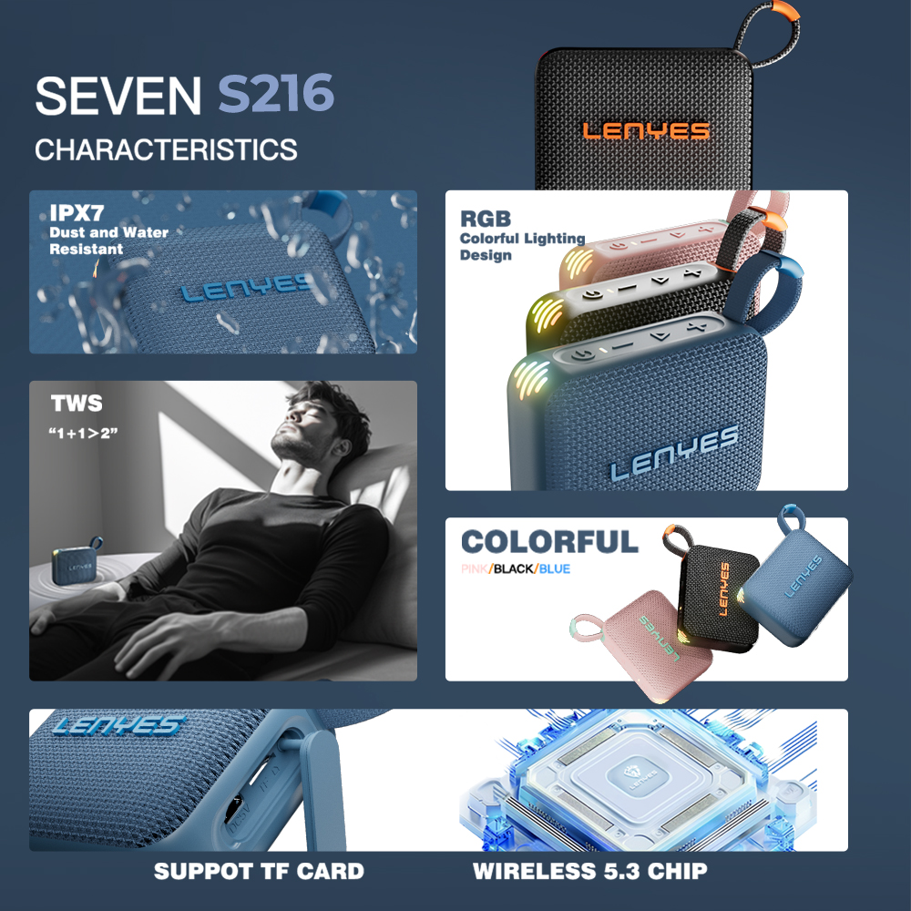 Lenyes S216 (Portable Speaker) - Image 7