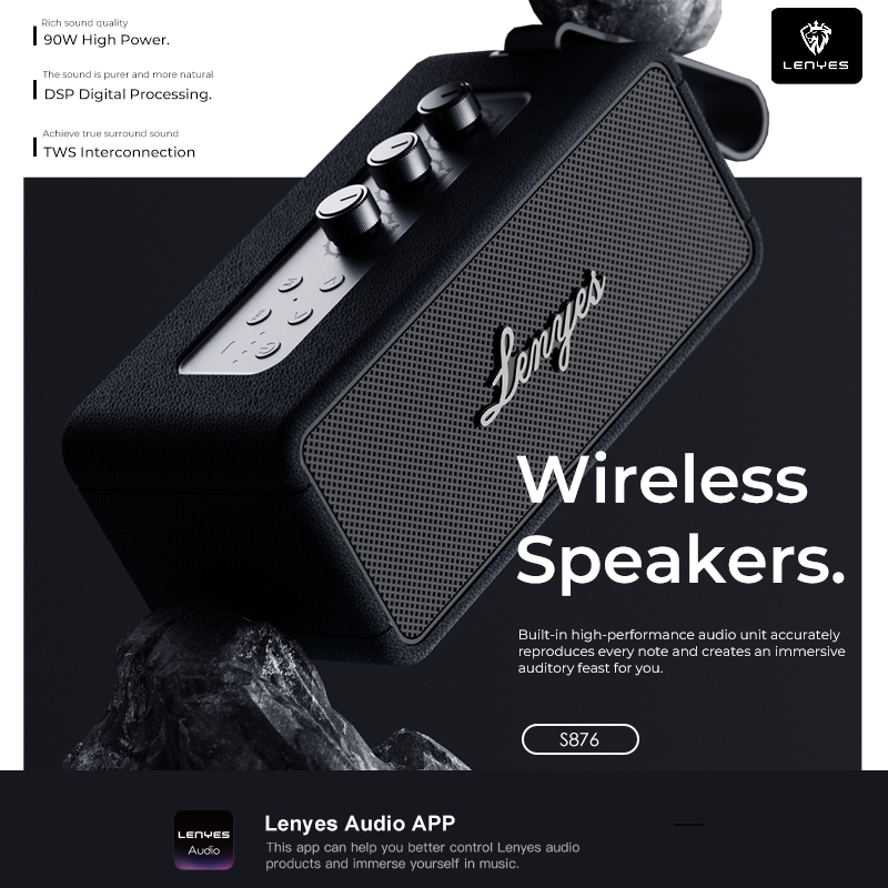 Lenyes S876 (Portable Speaker) - Image 2