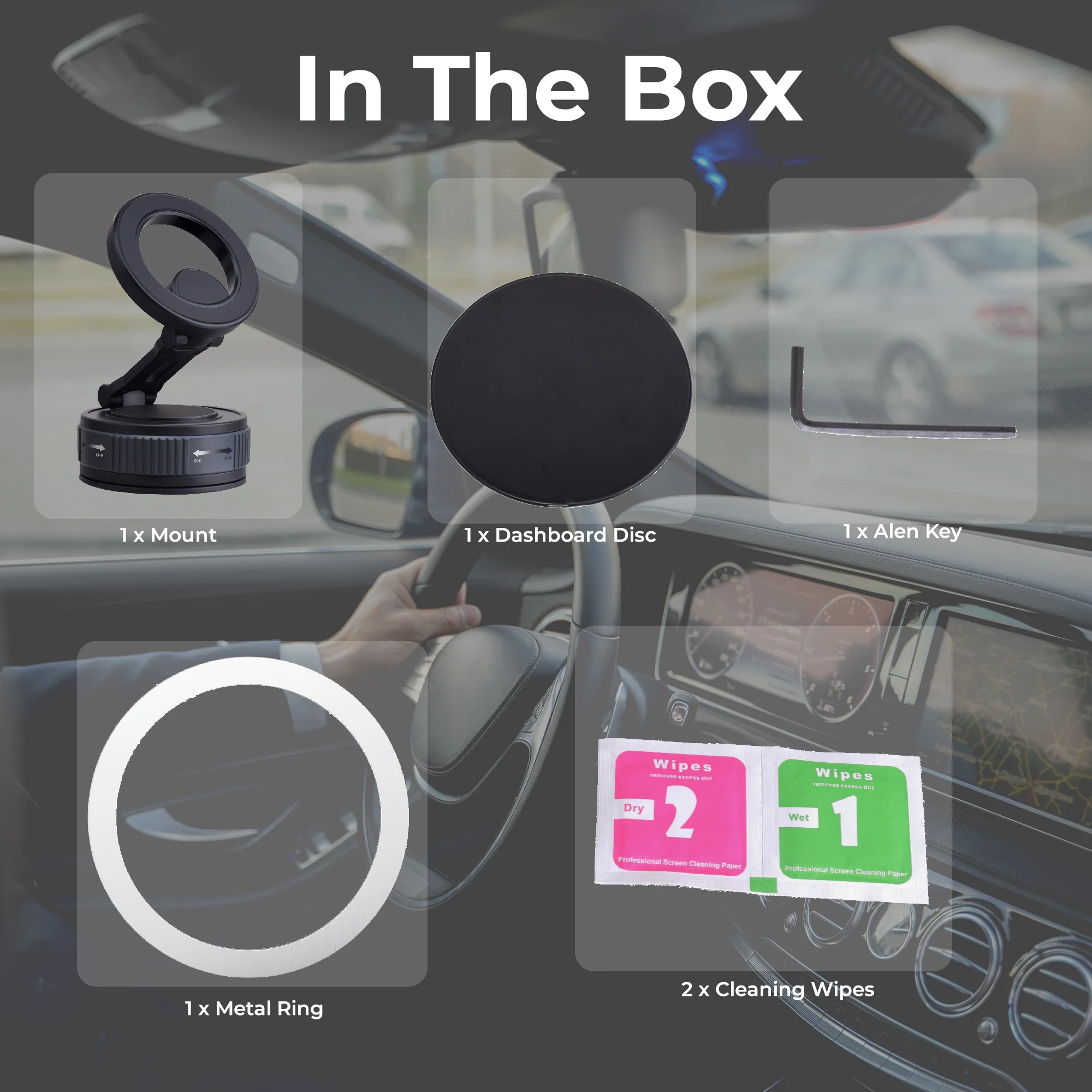 Magneto Magnetic Mobile Holder with Vacuum Grip - Image 7
