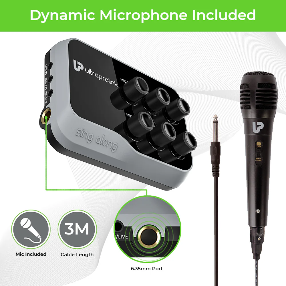 Sing Along Portable Universal Wireless Karaoke Mixer With Recording - Image 4