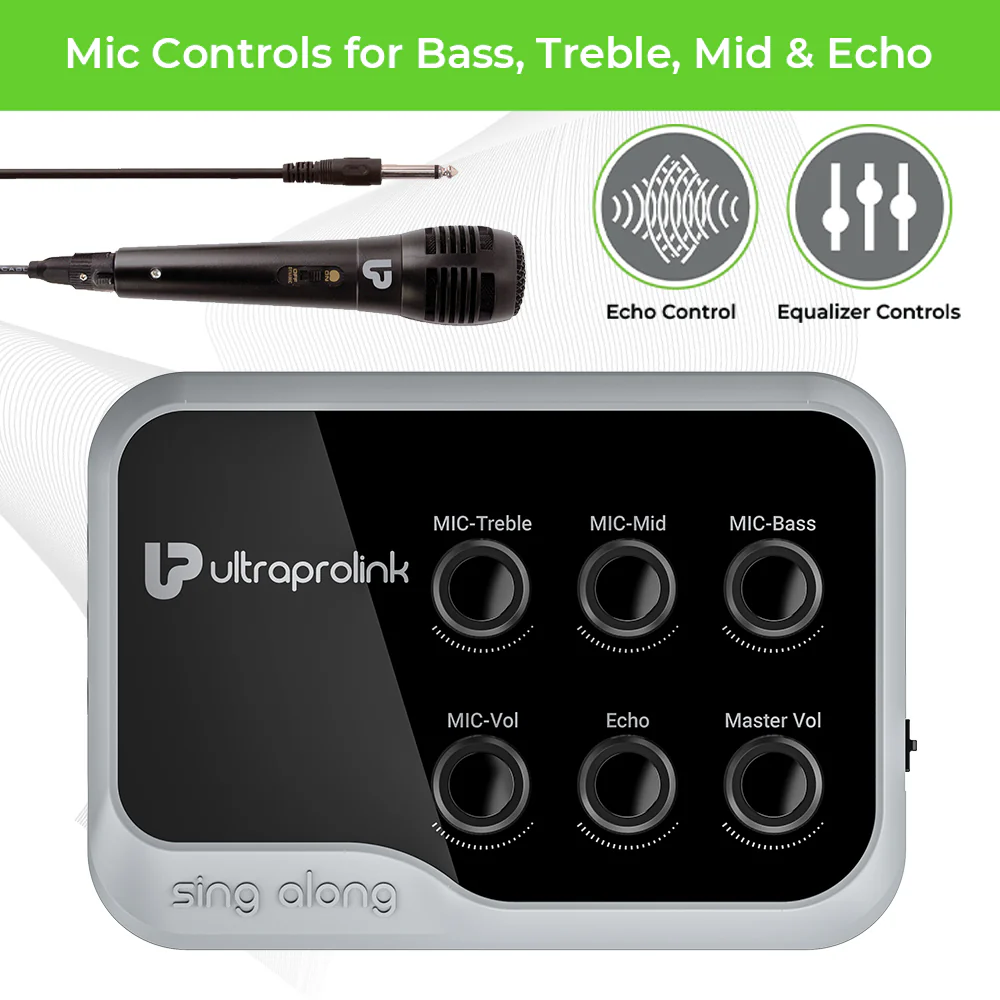 Sing Along Portable Universal Wireless Karaoke Mixer With Recording - Image 8